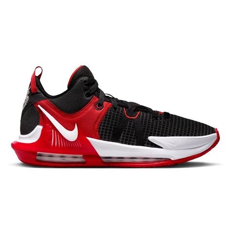 lebron james shoes white and red